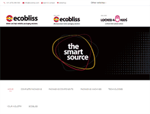 Tablet Screenshot of ecobliss.com